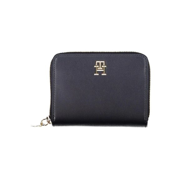 Tommy Hilfiger Blue Polyurethane Wallet